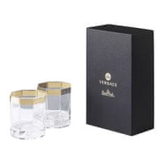 Rosenthal Versace ROSENTHAL VERSACE CRYSTAL MEDUSA D'OR Set sklenic na whisky 2 ks