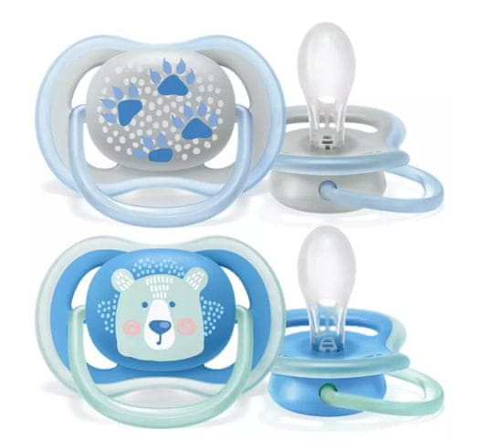 Philips Avent Šidítko Ultra air Pastel 6-18m chlapec, 2 ks