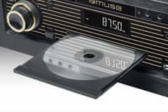 MT-115W, gramorádio s CD a USB, černá