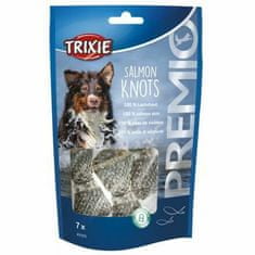 Trixie Premio salmon knots, lososové uzlíky, 7 ks / 80 g