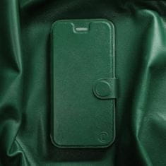 Mobiwear Luxusní flip pouzdro na mobil Huawei Nova 3 - Zelené - kožené - L_GRS Green Leather