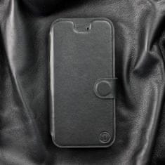 Mobiwear Luxusní flip pouzdro na mobil Xiaomi Redmi Note 9 - Černé - kožené - L_BLS Black Leather