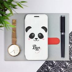 Mobiwear Flipové pouzdro na mobil Samsung Galaxy A8 2018 - M030P Panda Amálka