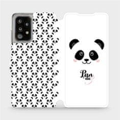 Mobiwear flip pouzdro na mobil Samsung Galaxy A52 5G / A52s 5G - M030P Panda Amálka