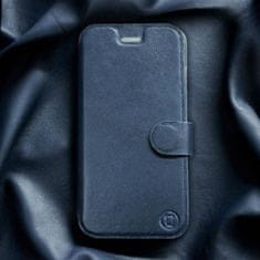 Mobiwear Flipové pouzdro na mobil Xiaomi Redmi 9C - Modré - kožené - L_NBS Blue Leather