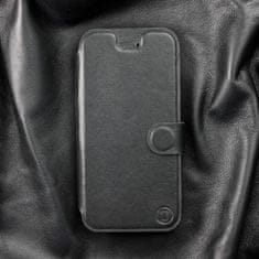 Mobiwear Luxusní flip pouzdro na mobil Samsung Xcover PRO - Černé - kožené - L_BLS Black Leather