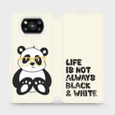 Mobiwear Flipové pouzdro na mobil Xiaomi Poco X3 Pro - M041S Panda - life is not always black and white