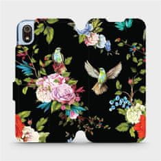 Mobiwear Flipové pouzdro na mobil Xiaomi Redmi 7A - VD09S Ptáčci a květy