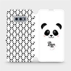 Mobiwear Knížkové flip pouzdro - Samsung Galaxy S10e - M030P Panda Amálka