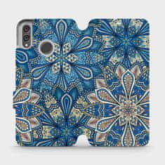 Mobiwear Flipové pouzdro na mobil Honor 8X - V108P Modré mandala květy