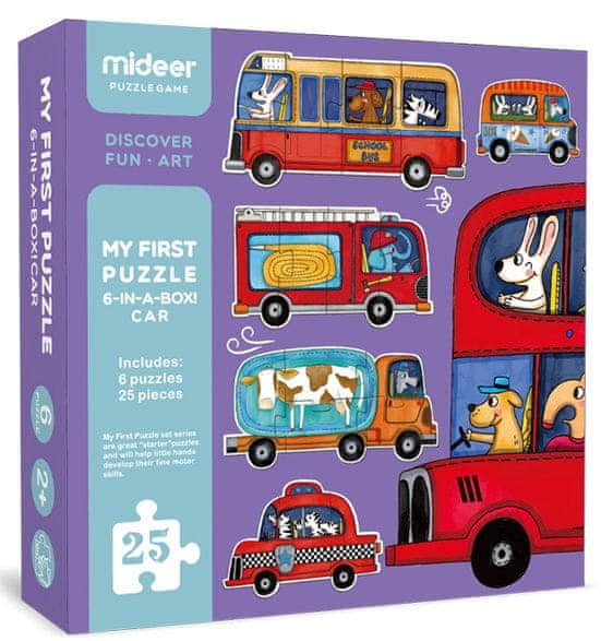 Mideer Mé první puzzle - Doprava