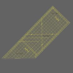 Donwei Rastrové pravítko na patchwork 20x60cm M2060-YW žluté