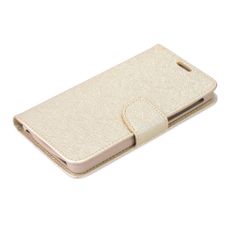 MobilMajak Pouzdro / obal na telefon univerzální (4,3-4,8") zlaté - knížkové Fancy Book Leather