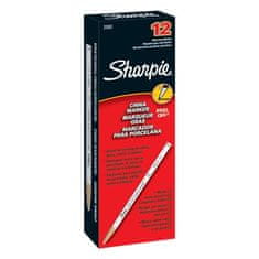 Sharpie Popisovač china marker "Peel-off", bílá, 2 mm