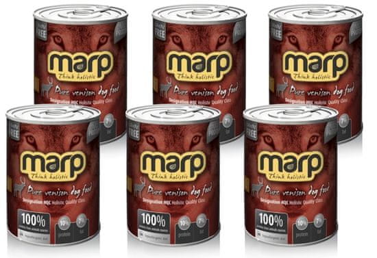 Marp holistic - Pure venison 6 x 400g