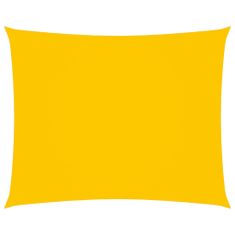 Greatstore Stínící plachta oxfordská látka obdélníková 2,5 x 3,5 m žlutá
