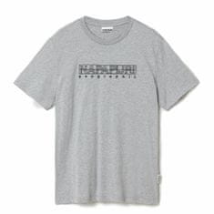 Napapijri Tričko Elbas 4 Medium Grey Solid M