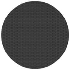 Vidaxl Zahradní stůl černý 70 x 70 x 73 cm polyratan