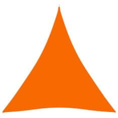 Greatstore Stínící plachta oxfordská látka trojúhelníková 4x4x4 m oranžová