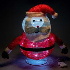 Greatstore Vánoční dekorace - Santa Claus, 30 LED, 58 cm