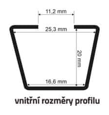 shumee Střešní nosič FABIA I/OCTAVIA I zámek černý DIH - liftback