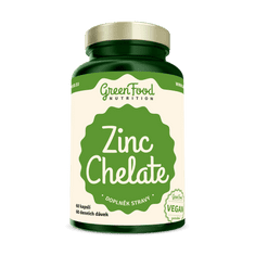 GreenFood Nutrition Zinek Chelát 60 kapslí