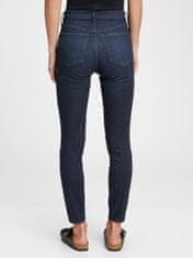 Gap Džíny high rise skinny jeans with secret smoothing pockets with W 25REG