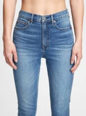 Gap Džíny high rise cigarette jeans with secret smoothing pockets with W 28REG