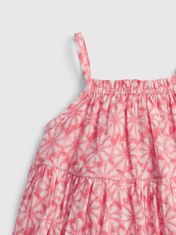 Gap Baby šaty gauze tiered floral dress 3-6M