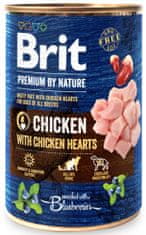 Brit Premium by Nature Chicken with Hearts 6x400 g