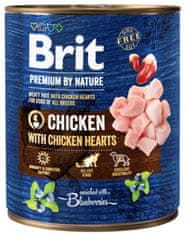 Brit Premium by Nature Chicken with Hearts 6x800 g