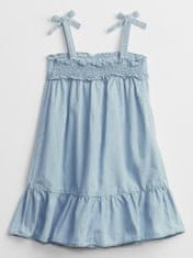 Gap Dětské šaty denim dress 3YRS