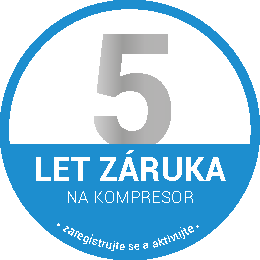 5letá záruka na kompresor