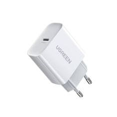 Ugreen CD137 USB-C síťová nabíječka PD 20W, bíla