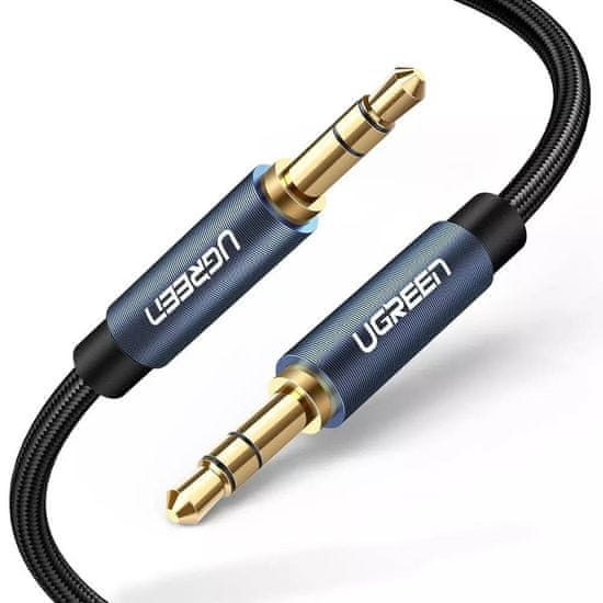 Ugreen AV122 audio kabel 3.5mm mini jack M/M 5m, modrý