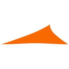 Greatstore Stínící plachta oxfordská látka trojúhelník 4x5x6,4 m oranžová