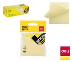 Deli stationery Bloček samolepící STICK UP žlutý 76 x 76mm DELI EA00352