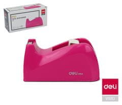 Deli stationery Odvíječ lepící pásky stolní DELI do 24mm E815A růžový