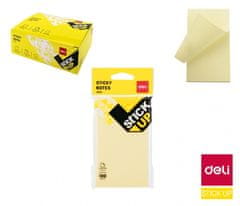 Deli stationery Bloček samolepící STICK UP žlutý 76 x 126mm DELI EA00552