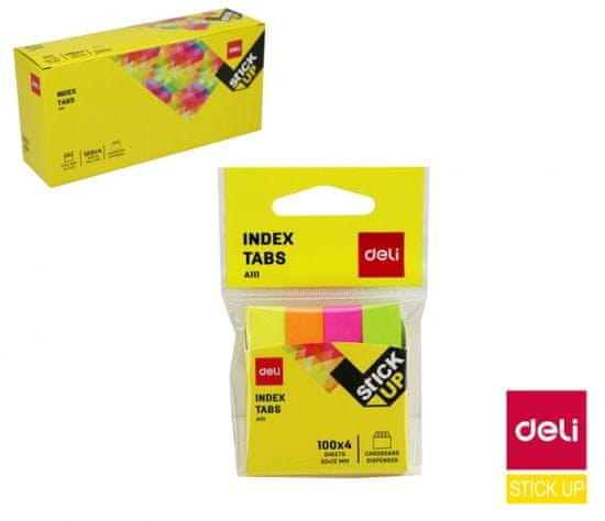 Deli stationery Záložky STICK UP mini set DELI EA11102