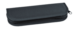 Helma365 Pouzdro jednobarevné M - 8 gumiček černá antracit