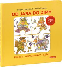 Presco Group OD JARA DO ZIMY – Puzzle, básničky, omalovánky, kvízy