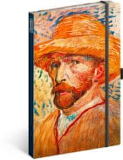 Presco Group Notes Vincent van Gogh, linkovaný, 13 × 21 cm