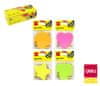 Deli stationery Bloček samolepící STICK UP 69 x 69mm NEON mix DELI EA03202 4 x 20l