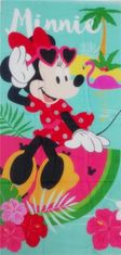 SETINO Plážová osuška Minnie na pláži 70 x 140 cm