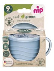 NIP GREEN line snackbox 2v1, 1 ks, blue