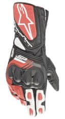 Alpinestars rukavice SP-8, ALPINESTARS (černá/bílá/červená) 2024 (Velikost: S) 2H757491