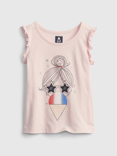 Gap Dětské tílko bea graphic tank