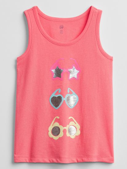 Gap Dětské tílko graphic tank top