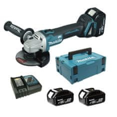 Makita DGA504RTJ aku uhlová bruska 125mm 18V5Ah